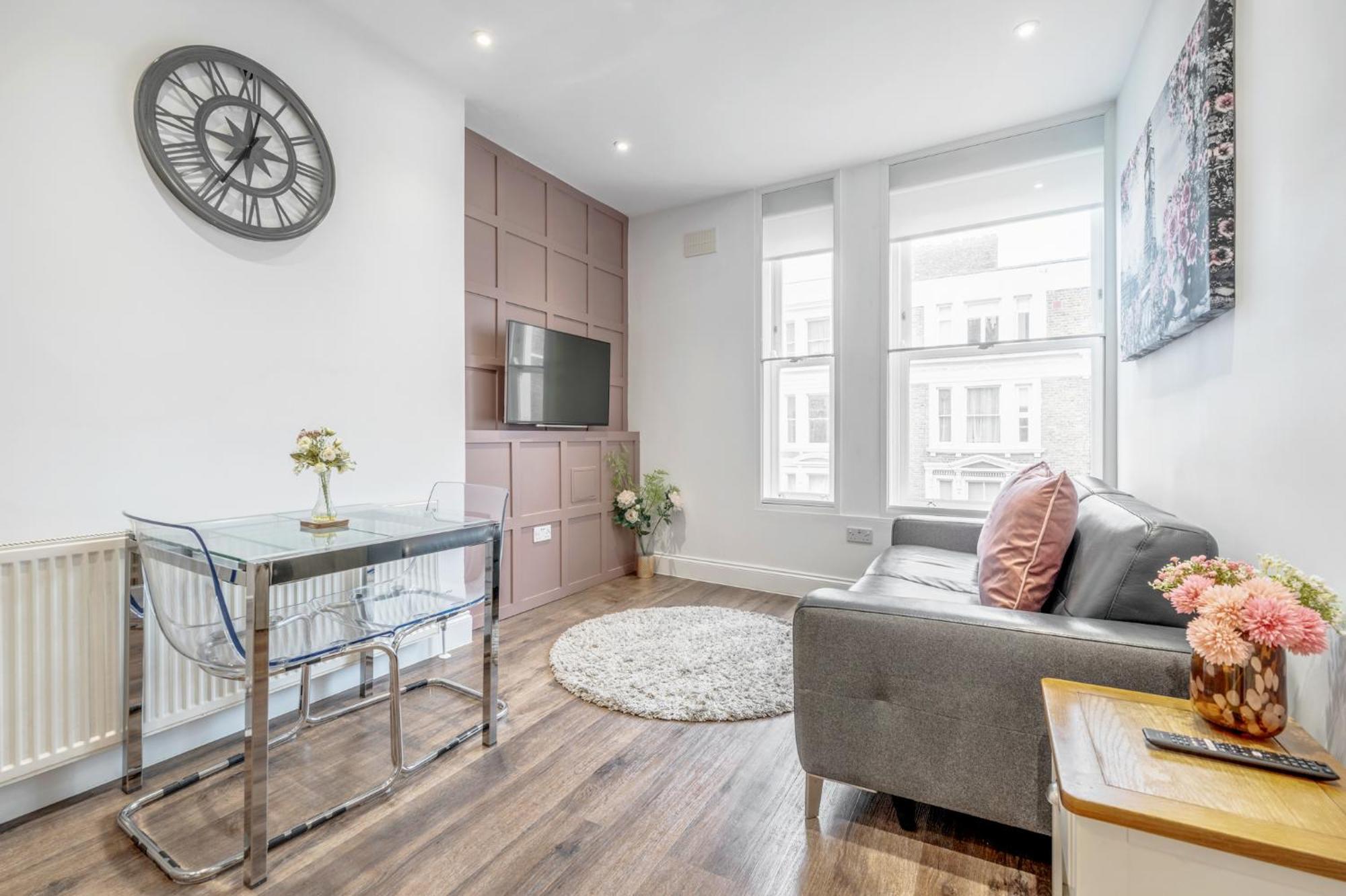 Bright & Modern 2-Bed Notting Hill Apartment لندن المظهر الخارجي الصورة